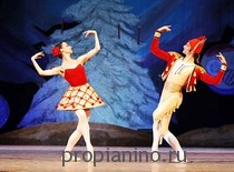 На сцене - балет "Щелкунчик"