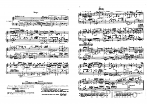Фуга №1 (До-мажор), BWV 846 И. Бах: ноты