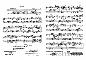 Фуга №2 (До-минор), BWV 847 И. Бах: ноты