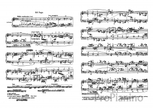Фуга №12 (Фа-минор) BWV 857 И.С. Бах: ноты