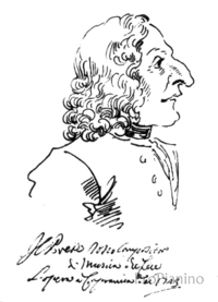 Карикатура на Вивальди