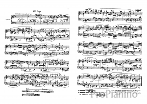 Фуга №16 (Соль-минор) BWV 861 И.С. Бах: ноты