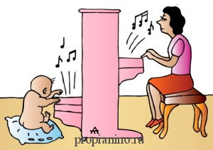 Анекдот про маму и пианино