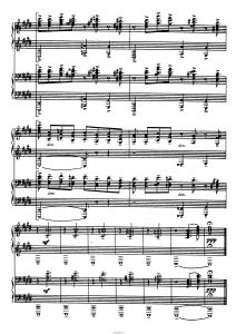 Прелюдия op.3 №2 (до-диез минор) С. Рахманинов: ноты