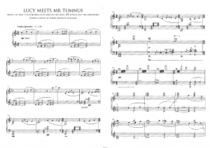 "Lusy mits mr Tumnus" саундтрек к фильму "Хроники Нарнии": ноты
