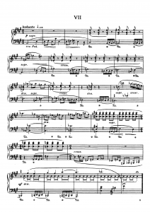 Прелюдия №7 из цикла "24 прелюдии" Д. Шостакович: ноты