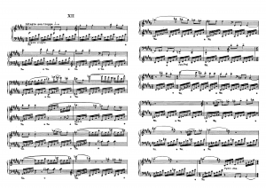 Прелюдия №12 из цикла "24 прелюдии" Д. Шостакович: ноты