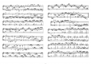 Токката Ре-минор (Toccata d-moll BWV 913) И.С. Бах: ноты