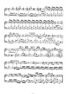 Токката Ре-минор (Toccata d-moll BWV 913) И.С. Бах: ноты