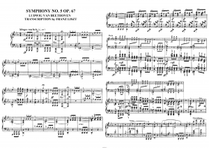 Симфония №5 Часть 1 Л.В. Бетховен: ноты