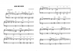 "Ask me now" Thelonious Monk: ноты