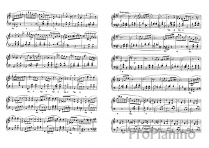 Вальс Ля-минор op. 34 №2 Ф. Шопен: ноты