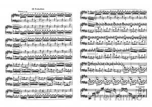Прелюдия №3 (До диез-мажор) BWV 848 И.С. Бах: ноты