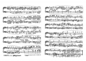 Фуга №8 (Ми бемоль-минор) BWV 853 И.С. Бах: ноты