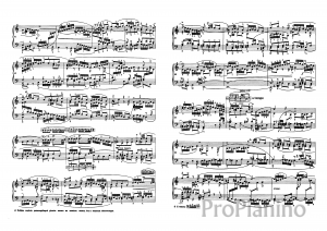 Фуга №20 (Ля минор) BWV 865 ХТК 1 И.С. Бах: ноты